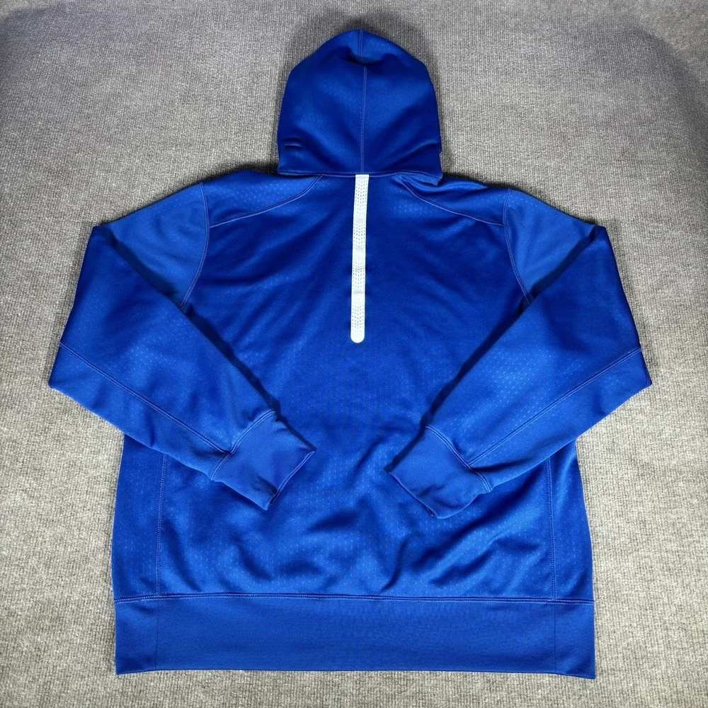 Nike Duke‎ Blue Devils Hoodie Sweatshirt Mens XL Pullover Blue Therma Fit Logo